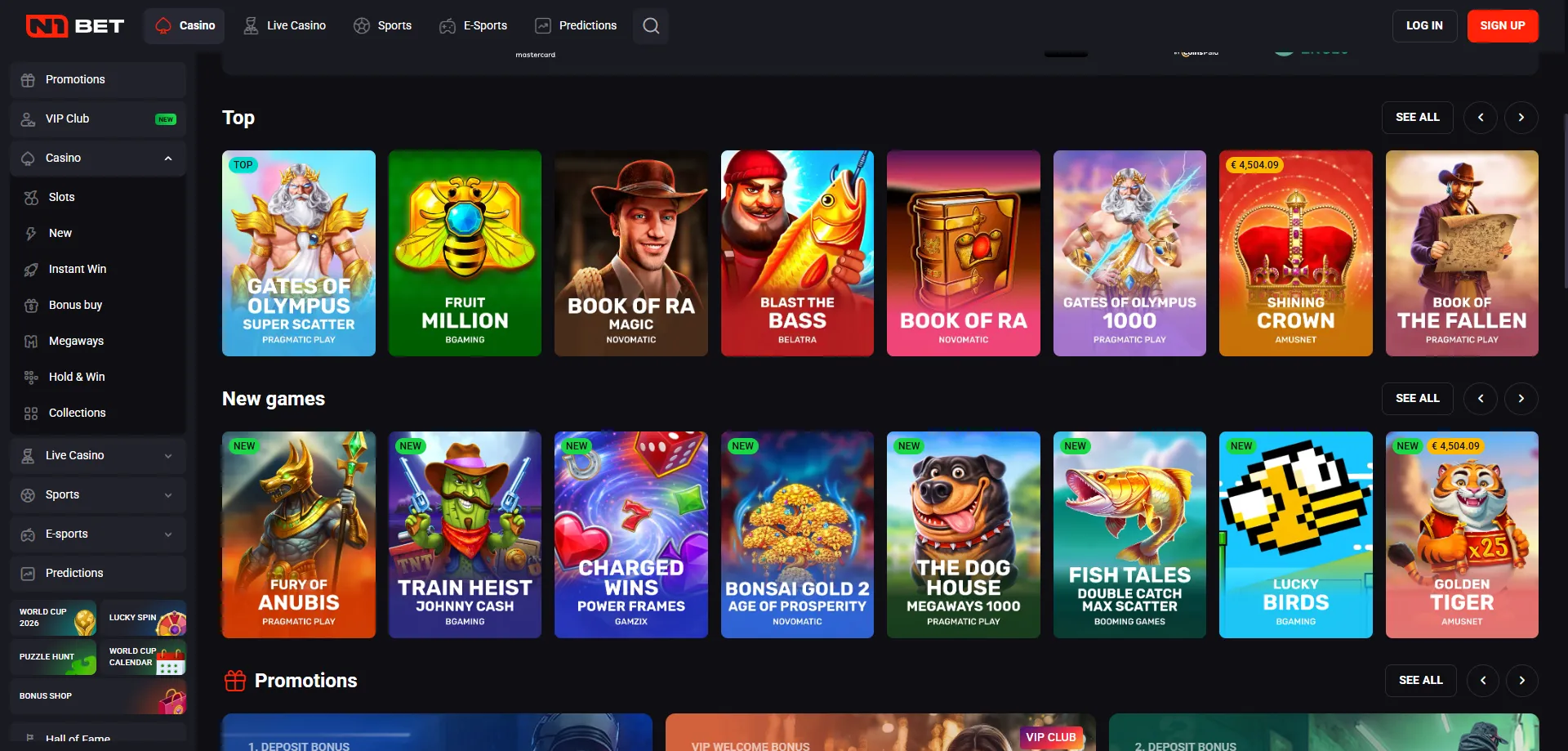 N1Bet Casino Australia slot games – 5000 titles from top providers